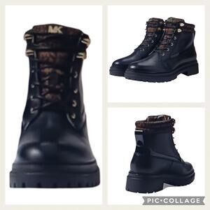 FS2205 GUC $225 MICHAEL Michael Kors Combat Boots size 9M